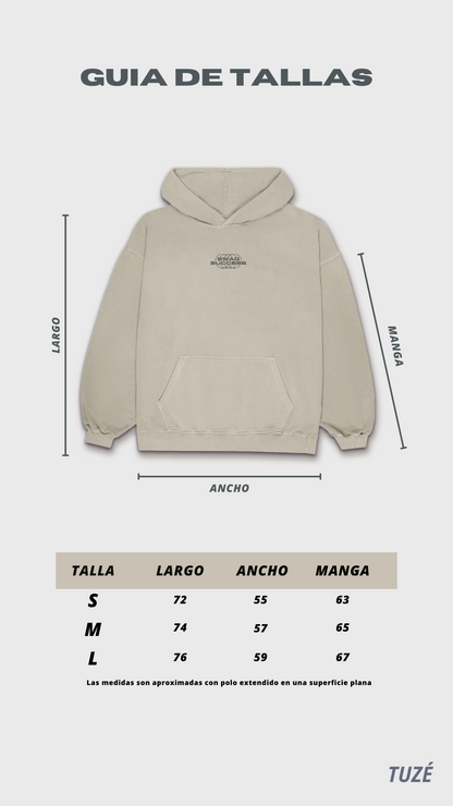 HOODIE SWAG SUCCESS BEIGE