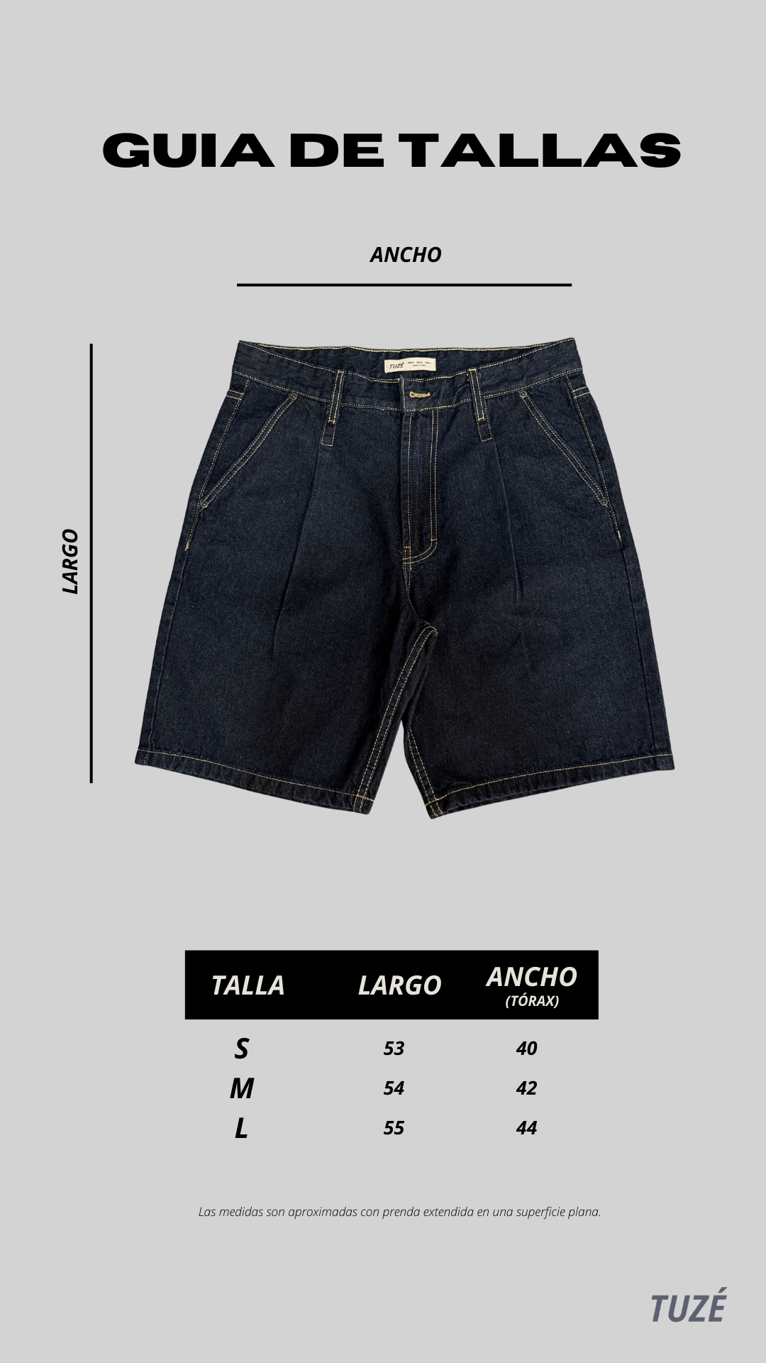 RAW DENIM SHORT