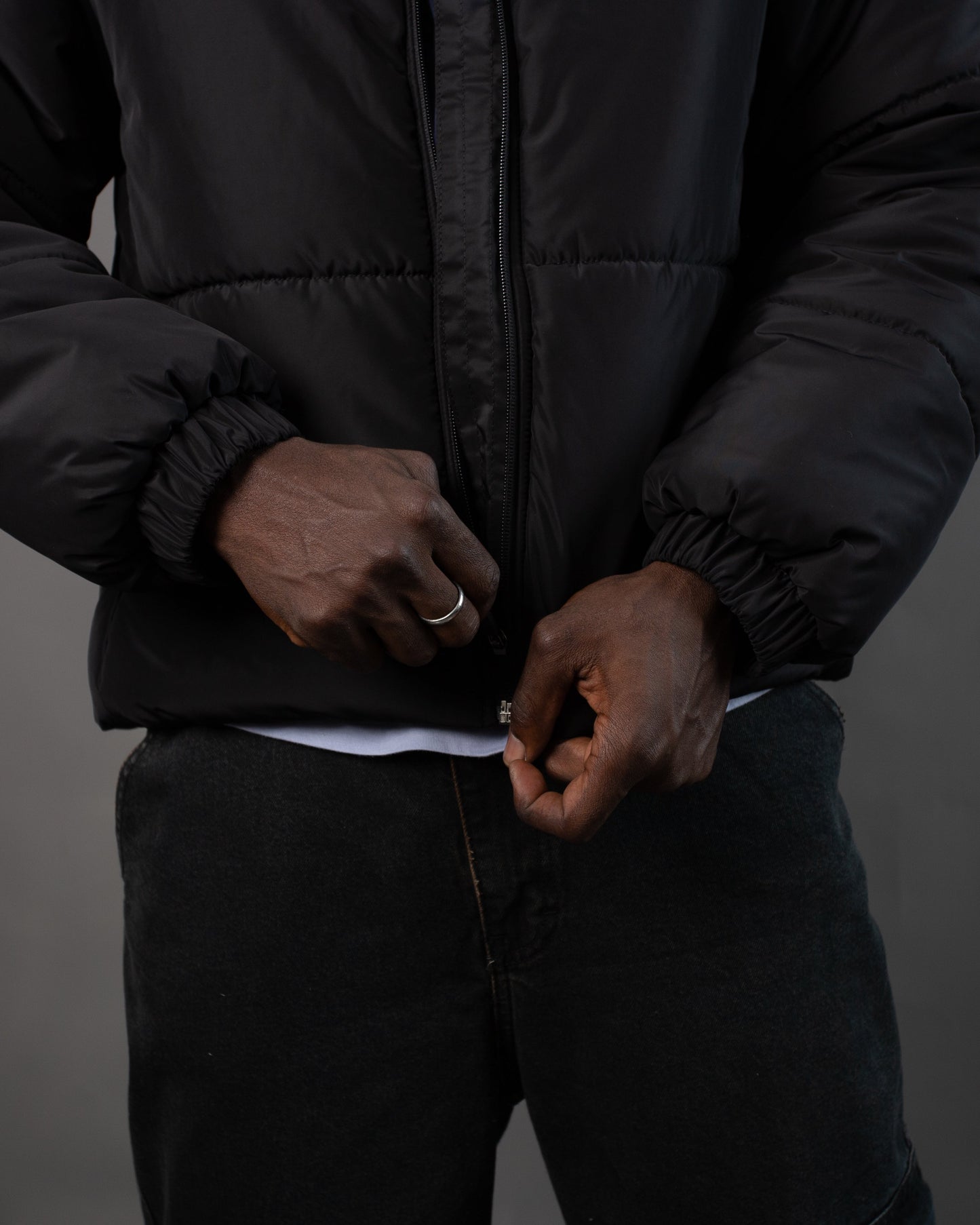 PUFFER JACKET BLACK