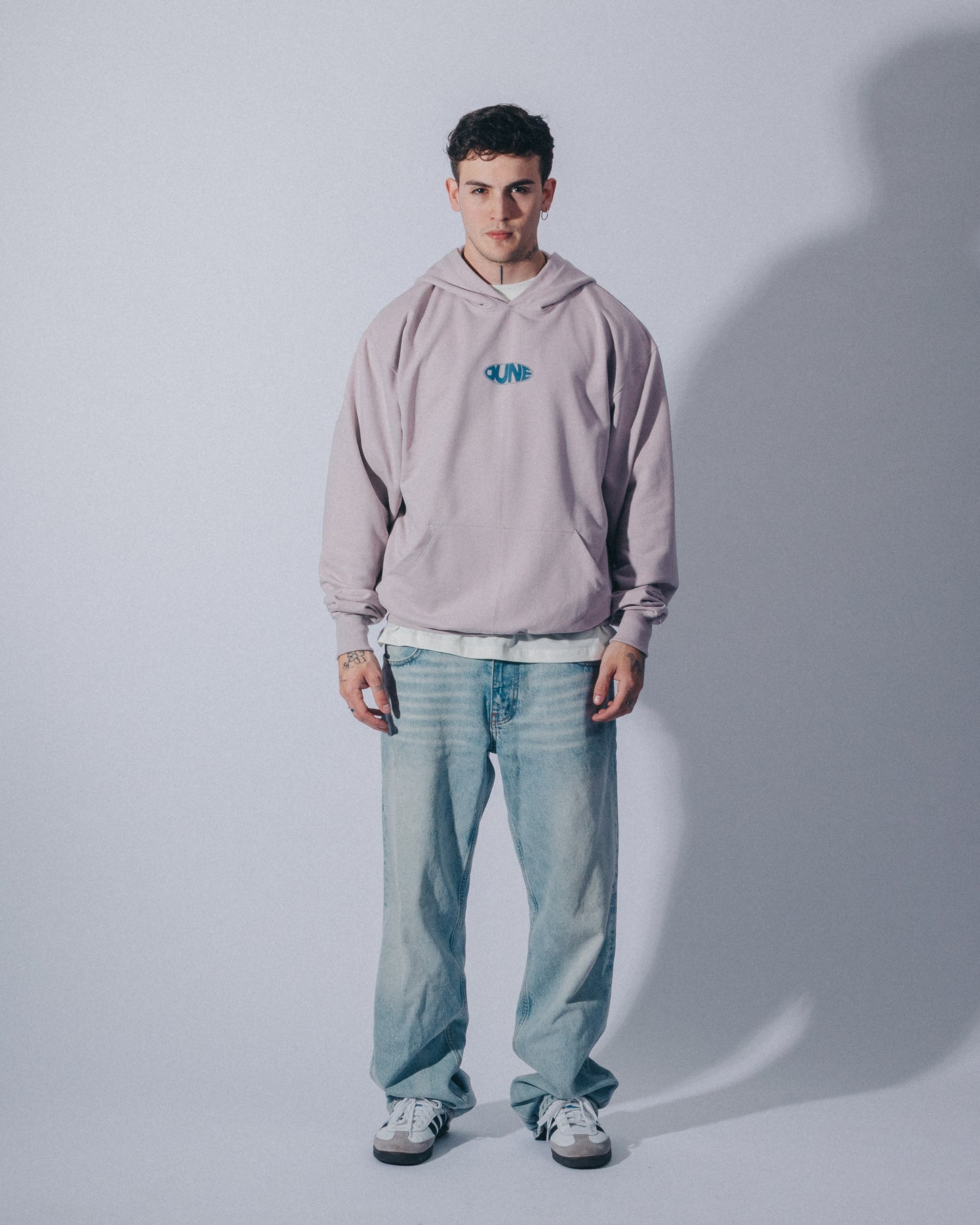 OVERSIZED HOODIE DUNE SILVER