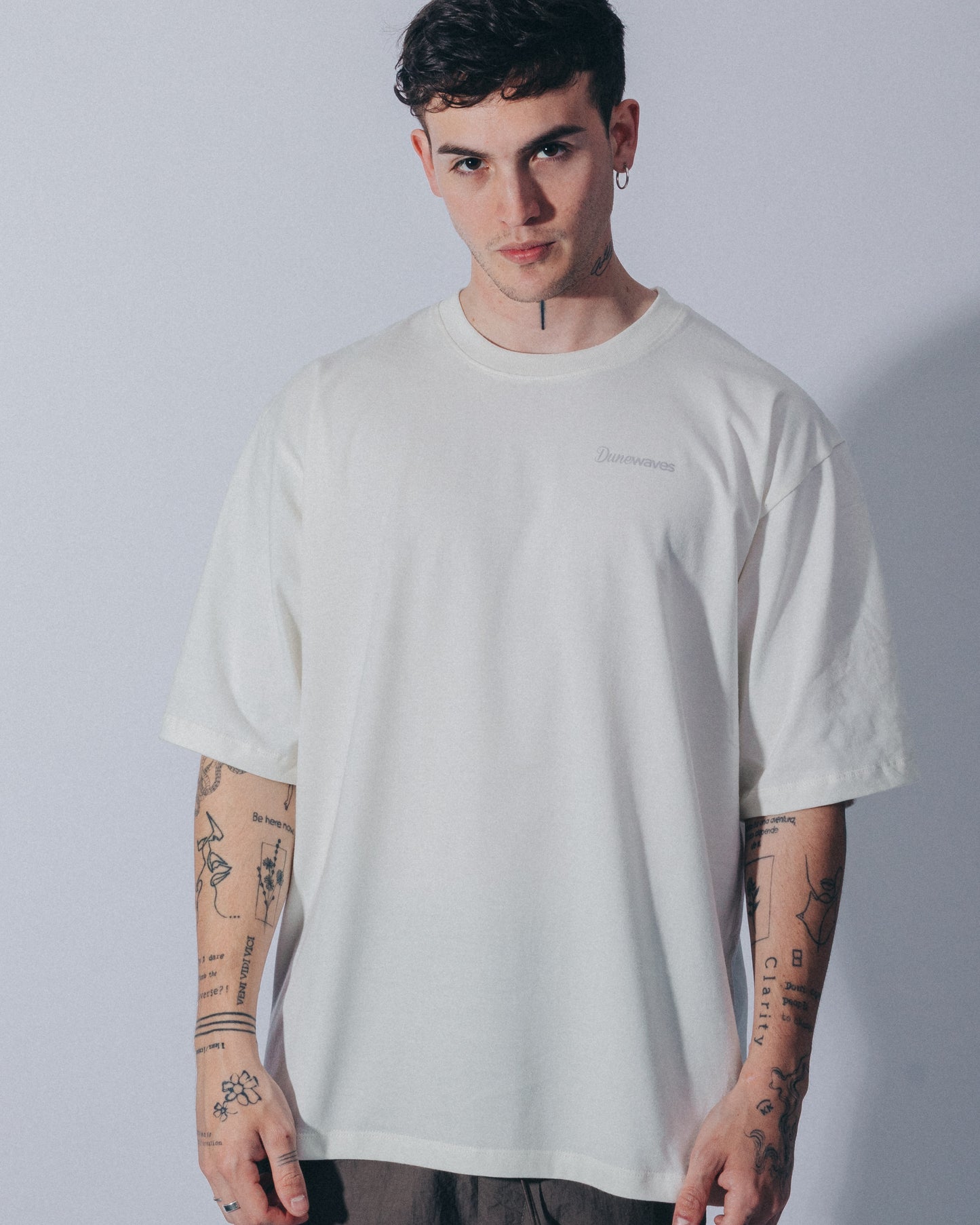 OVERSIZE DUSTY PEARL POLO SHIRT