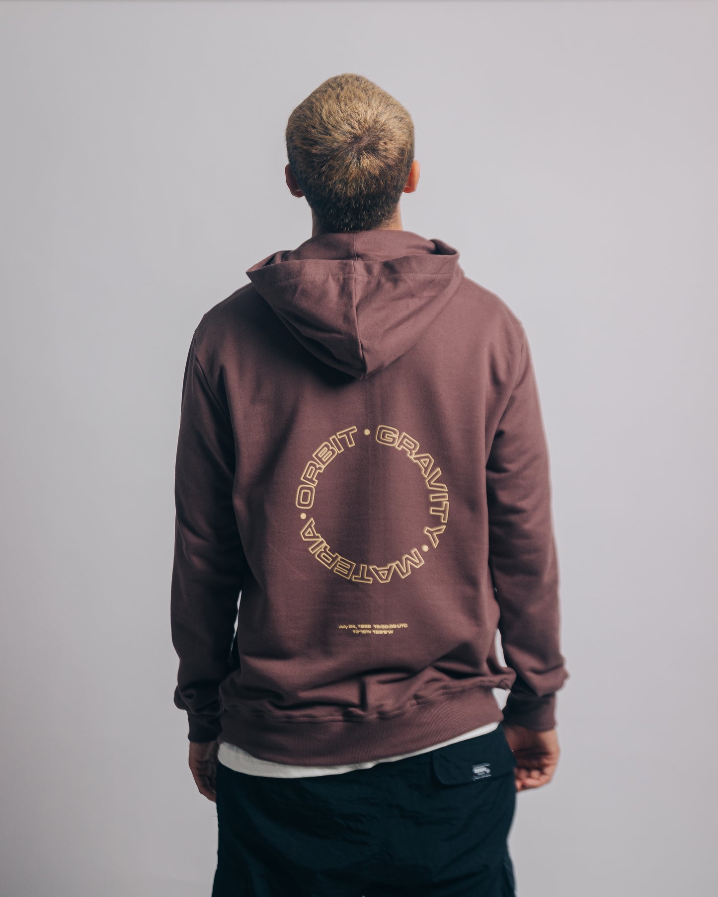 LOST SPACECRAFT BROWN HOODIE