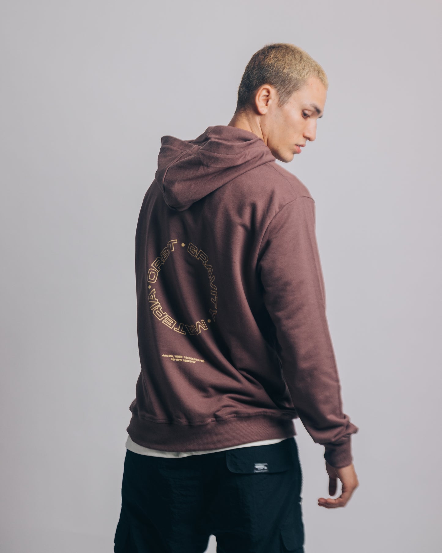 HOODIE LOST SPACECRAFT MARRON