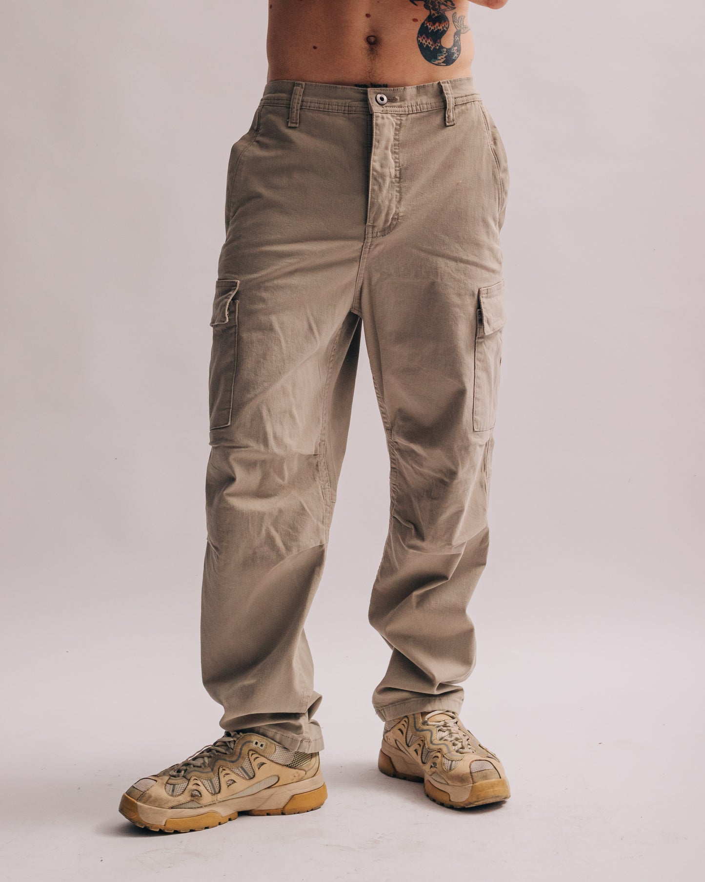 CARGO PANT DRILL KHAKI CLARO