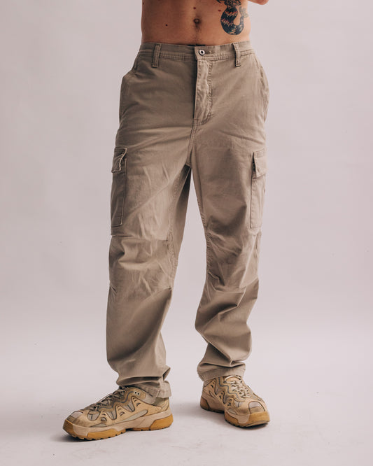 CARGO PANT DRILL LIGHT KHAKI