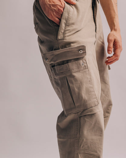 CARGO PANT DRILL KHAKI CLARO